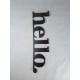 Метална декорация за стена Hello